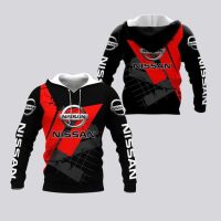 （ALL IN STOCK XZX）  Nissan 3D T-Shirt, Hoodie, Sweatshirt Print All Over Custom Name 216  (Free customized name logo for private chat, can be changed with or without zipper)