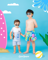 Believe Collection Grumpy Bear with Bigfoot Swimsuit Set-ชุดว่ายน้ำเด็ก แบบทูพีช Unisex