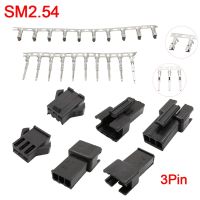 20Set JST SM 3Pin Plug Socket Header Electrical Wire Connector 2.54mm Pitch SM-3P Male Female Plastic Shell Metal Terminals Electrical Connectors