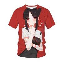 NEW Kaguya Sama Love Is War 3d Printed Mens And Womens Fashion T-shirt O-neck Short Sleeve Anime Harajuku Hip Hop T-shirt Top Clothing