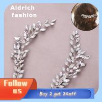 ALDRICH FASHION แฟชั่น มงกุฏโอปอล เครื่องประดับผม กิ๊บติดผมพลอยเทียม คลิปเจ้าสาว กิ๊บติดผม หูฟัง