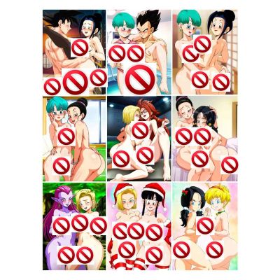 Bulma Chichi 9ชิ้น/เซ็ต18 ACG ของเล่นเปลือยของสะสม Hoy คอลเลกชันเกมอะนิเมะการ์ด