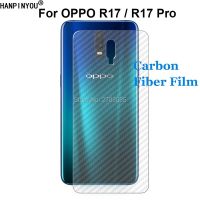 สำหรับ R17 OPPO/R17Pro 6.4 "3D ป้องกันลายนิ้วมือป้องกันรอยขีดข่วนคาร์บอนไฟเบอร์ฟิล์มด้านหลังปกป้องหน้าจอด้านหลัง (ไม่ใช่กระจกเทมเปอร์) ปกป้องหน้าจอ S