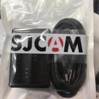 ND ส่งฟรี SJCAM แท่นชาร์จคู่พร้อมสาย SJ4000,SJ5000 ，EKEN H9R ของแท้100% ที่ชาร์จ อุปกรณ์ชาร์จ