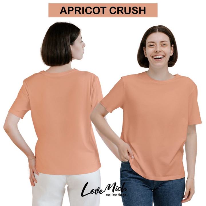 (FASHION AC) APRICOT CRUSH COLOR OF THE YEAR 2024 TRENDING TSHIRT WITH