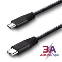 สายข้อมูล R 3A สาย USB สำหรับโทรศัพท์มือถือ Samsung เรดหมี่หัวเว่ย R Cord Fasgear USB C To ไมโคร USB สาย USB