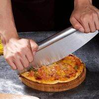 มีดตัดอเนกประสงค์ ที่ตัดพิซซ่าขนาดใหญ่สแตนเลส 430 (Pizza Knife) พร้อมฝาครอบ ยาว 14 นิ้ว