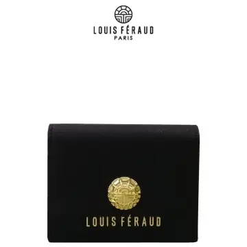 Vintage Wallet Louis Feraud Paris Mens Black Leather Wallet