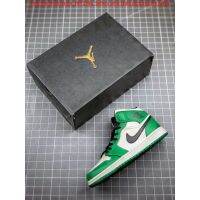 2023 Original J 1 Mid Whtie Green Toe Mens Shoes Womens Shoes(gift) Sports Shoes