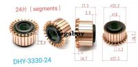 10X23.2X17.3มม. 24P แท่งทองแดงเครื่องกำเนิดไฟฟ้ากระแสสลับ Motor Listrik Commutator Arma Commutator 3330