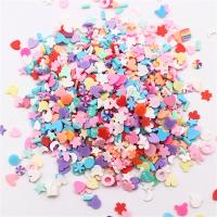 50g 5mm Heart Flower Fimo Polymer Clay Sprinkles Cute Hot Clay Slices for DIY Crafts Slime Charms Nail Art Phone Case Beauty