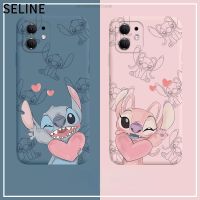 [Chaoke digital branch] เคสโทรศัพท์มือถือดิสนีย์ Stitch Amp; Lilo Angel สำหรับ Iphone 12 13 11 Pro Max XS XR X Mini 7 8 Plus ฝาหลังคู่รักหญิง