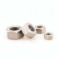 Holiday Discounts GR5 TC4 Titanium Alloy Hex Nuts DIN934 M2 M2.5 M3 M4 M5 M6 M8 M10