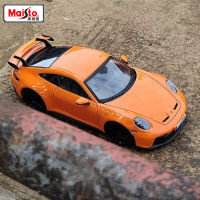 Bburago 1:24ปอร์เช่911 GT3ล้อแม็กรถสปอร์ตรุ่น D Iecast โลหะของเล่นรถแข่งรุ่นจำลองสูงคอลเลกชันเด็กของขวัญ