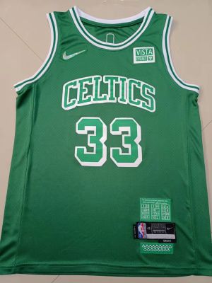 Ready Stock New Arrival Hot Sale Mens 2022 Boston Celtics Larry Bird City Edition Swingman Jersey - Green