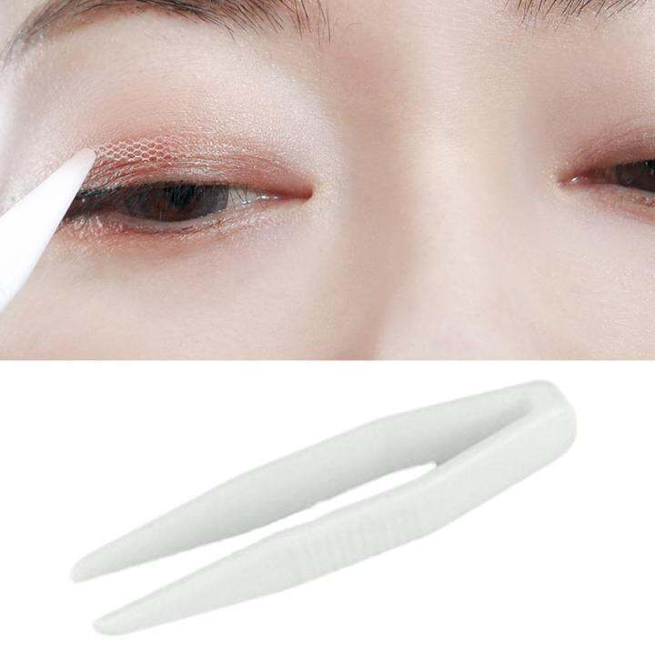 double-eyelid-stickers-tweezers-plastic-eye-makeup-tools-k0k5