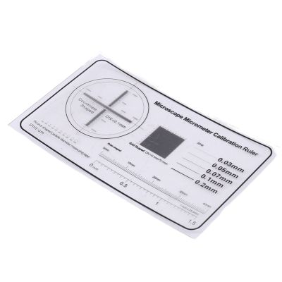 Microscope Correction Ruler Optical Micrometer Correction Sheet Precision Instrument Detection Film Calibration Plate