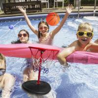 Swimming Pool Basketball Hoops Portable Poolside Basketball Hoops With Base Portable Pool Toys Accessories Party Supplies For Balloons