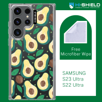 HI-SHIELD Stylish เคสใสกันกระแทก Samsung รุ่น Fruits2 [S22ultra , S23ultra]