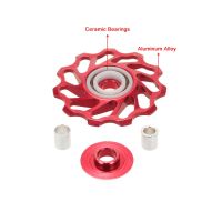 Ceramic Rear Shift Guide Wheel 11T Gear Transmission for Mountain Bikes CNC Aluminum Alloy Pellin Bearing Tension Wheel