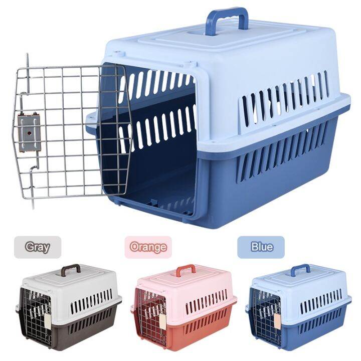 Dog Cage Carrier Large Pet Carrier Travel Cage Cat Cage Airline ...