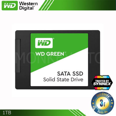 ลด 50% (พร้อมส่ง)ส่งจากกรุงเทพ WD GREEN SSD (เอสเอสดี) 120GB 240GB 480GB 960GB SATA III 2.5” เหมาะสำหรับโน๊ตบุ๊คและเดสก์ท็อป(ขายดี)
