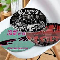 ☬☋ My Chemical Romance Band Tie Rope Seat Pad Household Cushion Soft Plush Chair Mat Winter Office Bar Cushions Home Decor