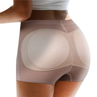 Honnyzia Shop Abdomen Pants Womens Bottoming Fake Ass Hip-lifting Panties with Insert Pads Breathable Mesh Gauze Peach Buttocks