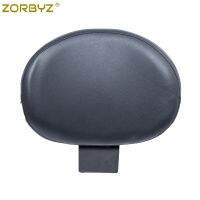 ZORBYZ Motorcycle Black Driver Rider Backrest PU Leather Cushion Pad For Suzuki Boulevard C50 VL400 VL800