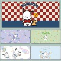 Sanrios Pochacco kawaii Anime Cartoon Large Game Mouse Pad Rubber PC Gamer Laptop Notebook Desk Mat Keyboard Table Cover Gift