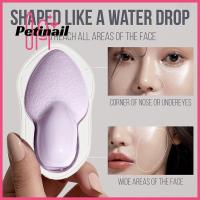 PETINAIL ฟองน้ำรองพื้นสำหรับใบหน้าเครื่องปั่นพัฟเครื่องสำอางฟองน้ำแผ่นซิลิโคนลบเครื่องสำอางพัฟเจลลี่แปรงแต่งหน้าซิลิโคน