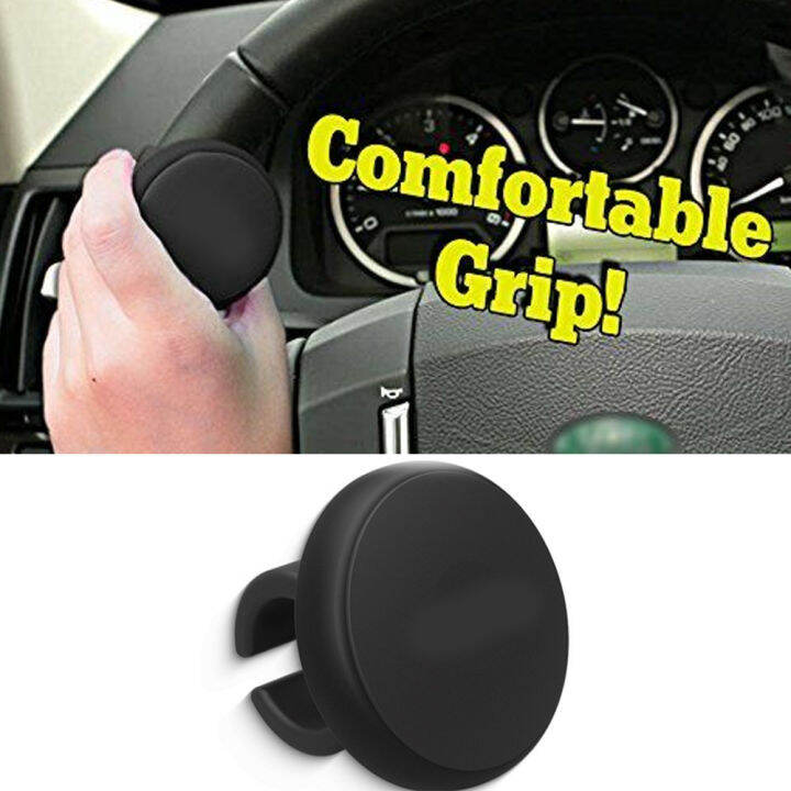 car-truck-steering-wheel-silicone-booster-handle-spinner-knob-ball-black-driving-turning-helper-for-rv-camper-trucks-lorry