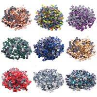 5MM 100Pcs กระจกคริสตัลสแควร์แก้ว Hot Fix Rhinestones DMC HotFix Strass หินสำหรับเสื้อผ้างานแต่งงานชุด