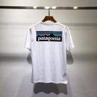 Sportlife BEAMS X Patagonia เสื้อยืดคู่รัก อเนกประสงค์ ลายภูเขา สไตล์มินิมอล