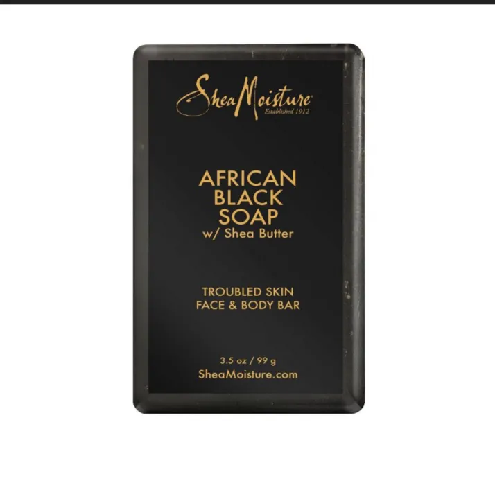 SheaMoisture African Black Soap Face and Body Bar Soap 3.5oz 101