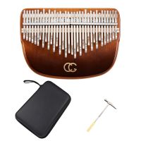 【YF】 34 Kalimba Thumb All Wood Beech Beginners Instrument With Storage