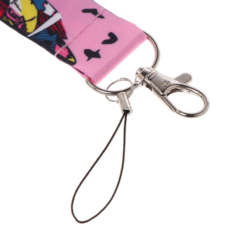 The Nightmare Before Christmas Neck Straps Lanyard Mobile Phone Rope Keychain 