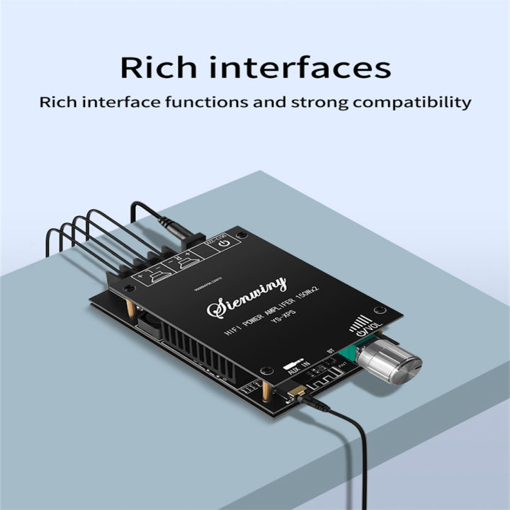 zp-150w-150w-bluetooth-เข้ากันได้กับเสียงเครื่องขยายเสียงโมดูล2-0-dual-channel-สเตอริโอ-tda7498e-ความร้อน-ys-xps