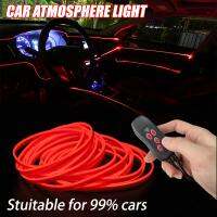 [ANYA Auto Parts] Niscarda Auto RGB LED Strip ไฟภายในรถ Garland EL Wire Neon Light Rope Tube Line ยืดหยุ่นได้พร้อม USB Drive