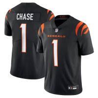 2023 New Fashion version 2023 new NFL Cincinnati Bengals limited edition mens No. 1 JaMarr Chase football jersey