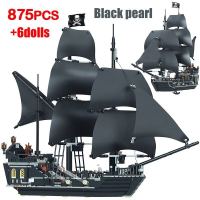 NEW LEGOCity DIY Of The Caribbean Pirates Building Blocks Toys Model For The Black Pearl Ship Bricks Toys For Children Boy