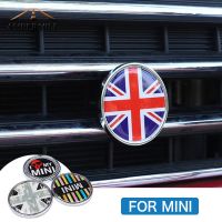 HOT สติกเกอร์โลหะ ตราสัญลักษณ์ ตะแกรงด้านหน้ารถยนต์ สำหรับ Mini Cooper Countryman R55 R56 R50 R53 R60 R61 F54 F55 F56 Accessories