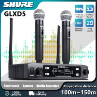 ไมคโครโฟน SHURE-GLXD5 ไมคโครโฟนไร้สาย KTVไมคโครโฟน ไมคโครโฟนสำหรับร้องเพลง wireless microphone  UHF 800MHZ ไมค์ลอยคู่ SM58S