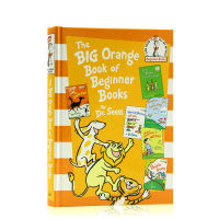 English original genuine Dr. suss series 6-in-1 hardcover big orange book of beginner books Dr. Seuss beginner Orange Book Childrens early English Enlightenment picture book