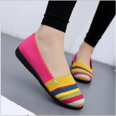 Old Beijing leisure breathable shoes flat shoes anti - skid shoes work shoes