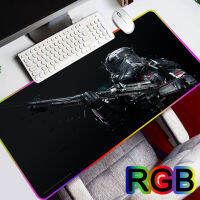 Star Wars Gaming Mousepads LED Lighting Light RGB Computer Laptop Anime Keyboard Mouse Mat Large Mousepad Keyboards Gamers Decoracion Desk Mat For LOL