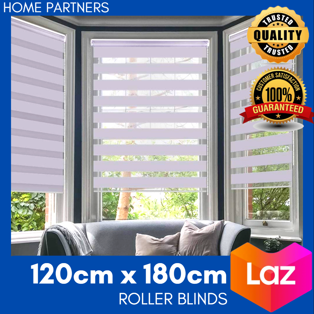 Blackout Window Blind Roller Blinds 100x210cm 100% Polyester UV Block Blackout 
