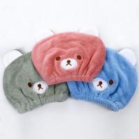 Lovely Animal Cartoon Bath Absorbing Quick Dry Bath Hair Drying Towel Head Wrap Hat  Cap Bathing Tool Towels