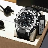 hot style watch for boys middle and high school students good-looking sports waterproof luminous steel heart electronic men