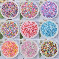 20glot Cute Clay Colorful Heart Five Star Bow Candy Sprinkles For Crafts Making DIY